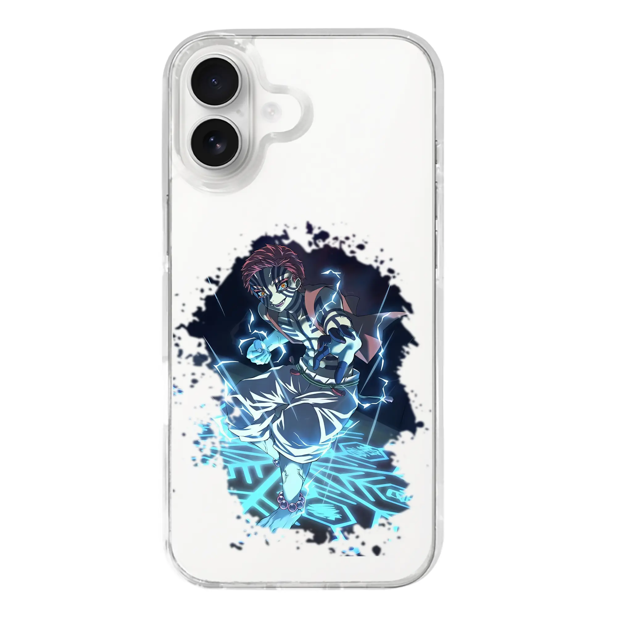 鬼滅の刃 グッズ,猗窩座 - iPhone 17シリーズ 透明スマホケース – 薄型・耐衝撃・精密フィット保護カバー